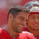 Jimmy Garoppolo is due to step aside.
